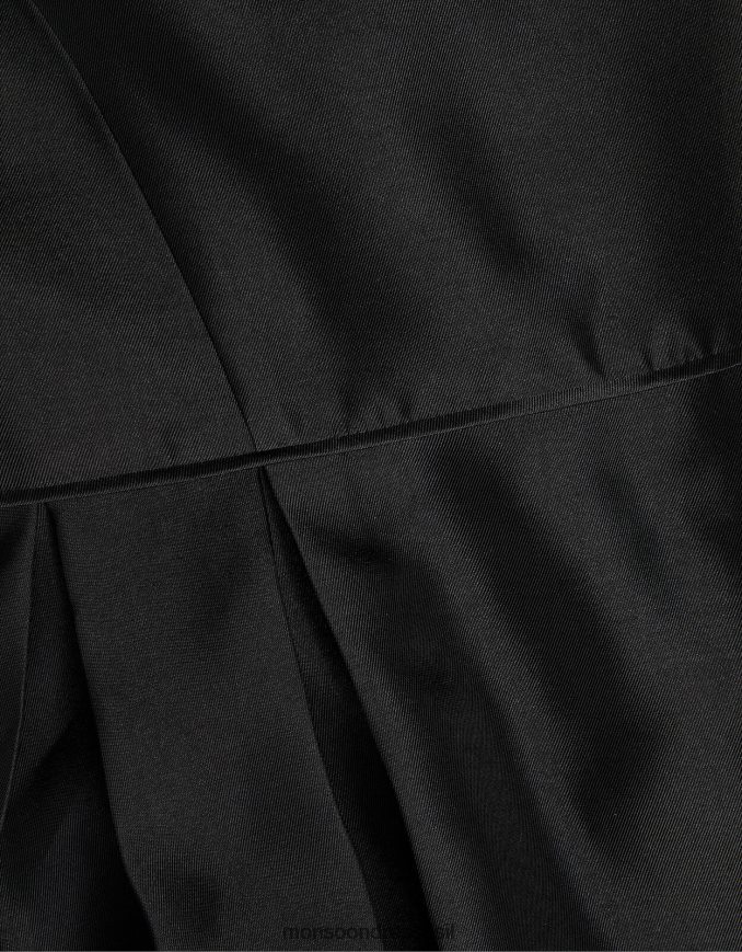 הַלבָּשָׁה Monsoon שמלת נשף של דוכסית אריג ברדו שָׁחוֹר ילדה HTJ0TZ1942