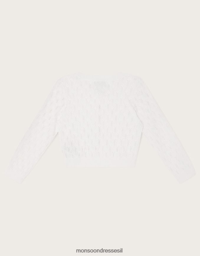 הַלבָּשָׁה Monsoon קרדיגן פוינטל שֶׁנהָב יְלָדִים HTJ0TZ1949