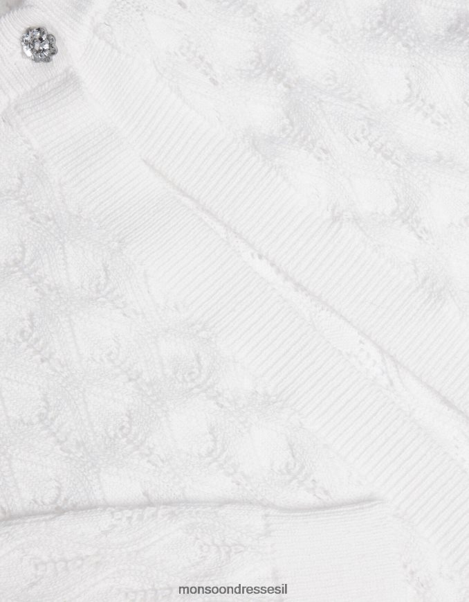 הַלבָּשָׁה Monsoon קרדיגן פוינטל שֶׁנהָב יְלָדִים HTJ0TZ1949