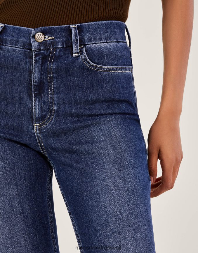 הַלבָּשָׁה Monsoon ג'ינס סקיני כחול (כחול ג'ינס) נשים HTJ0TZ194