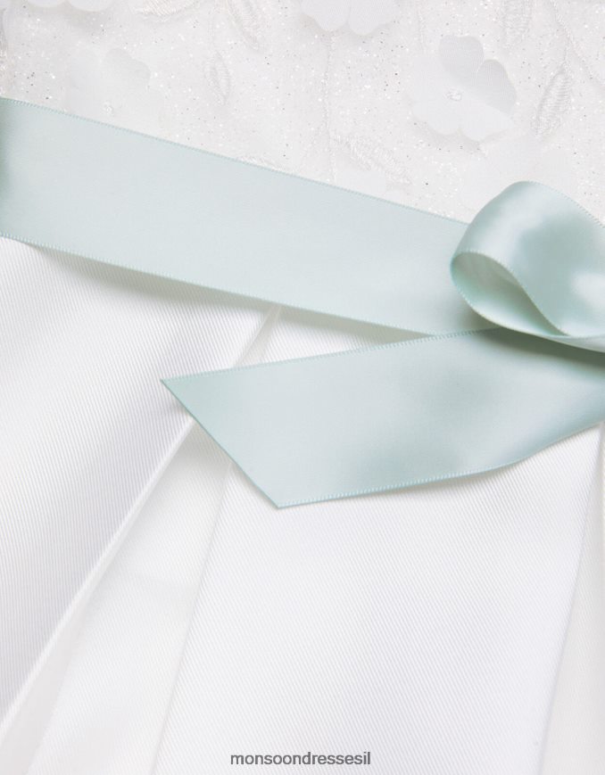 הַלבָּשָׁה Monsoon שמלת שושבינה גבוהה של אניקה שֶׁנהָב ילדה HTJ0TZ1951