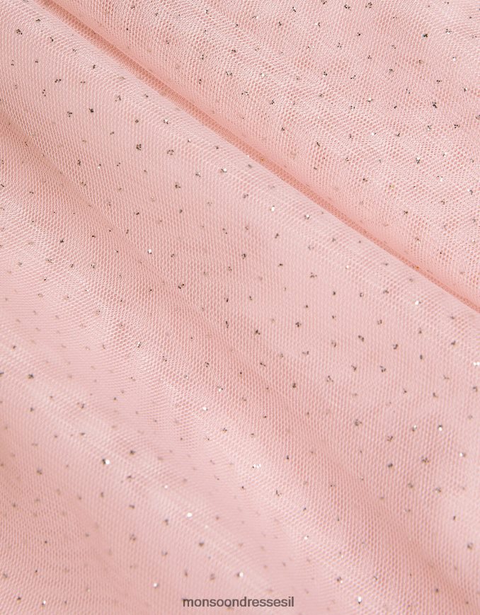 הַלבָּשָׁה Monsoon שמלת נצנצים של אמת דיסקו וָרוֹד ילדה HTJ0TZ1954