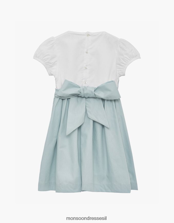 הַלבָּשָׁה Monsoon שמלת טרוטרס ורד ביד כְּחוֹל יְלָדִים HTJ0TZ1980