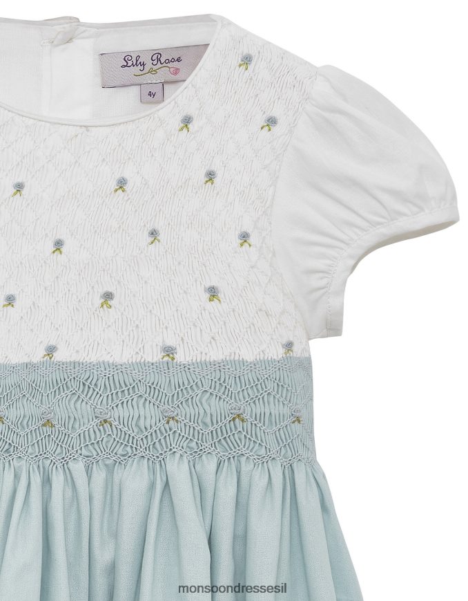 הַלבָּשָׁה Monsoon שמלת טרוטרס ורד ביד כְּחוֹל יְלָדִים HTJ0TZ1980