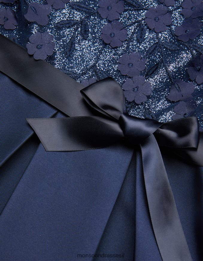 הַלבָּשָׁה Monsoon שמלת שושבינה גבוהה של אניקה כחול (צי) ילדה HTJ0TZ1988