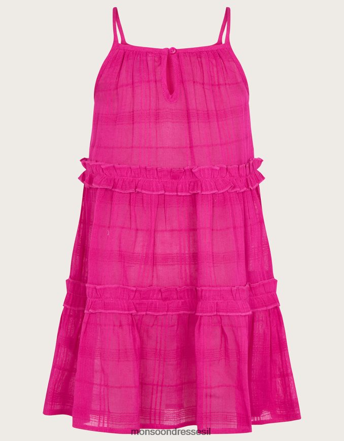 הַלבָּשָׁה Monsoon שמלת עיטור סרוגה על החוף ורוד (ורוד בהיר) ילדה HTJ0TZ1989