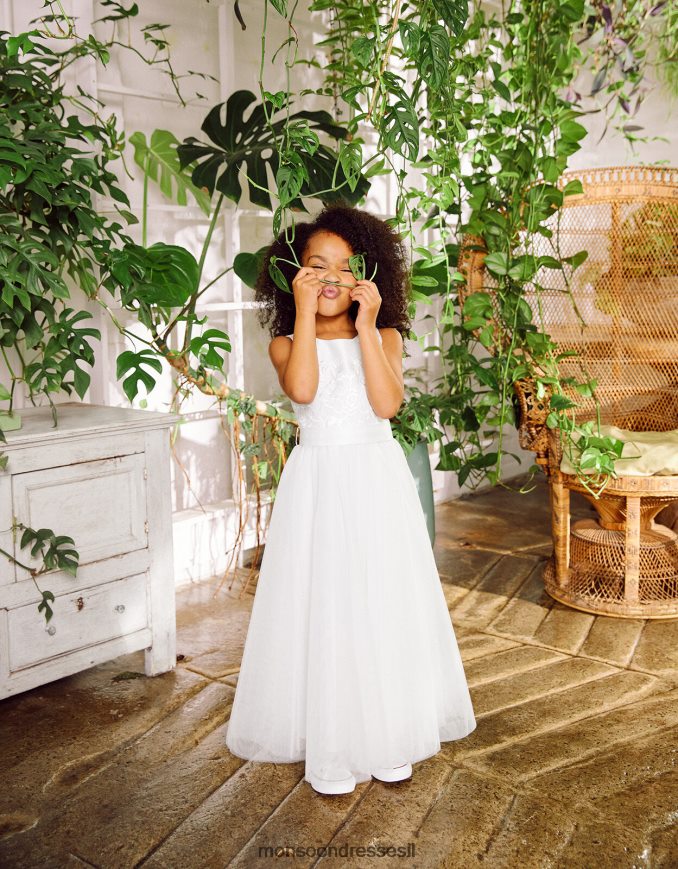 הַלבָּשָׁה Monsoon שמלת מקסי של אודט אליס טול שֶׁנהָב ילדה HTJ0TZ2016