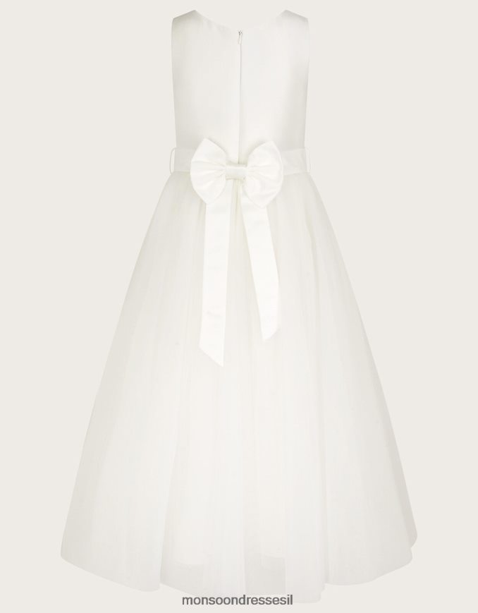 הַלבָּשָׁה Monsoon שמלת מקסי של אודט אליס טול שֶׁנהָב ילדה HTJ0TZ2016