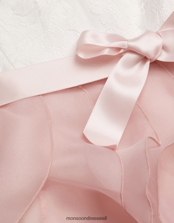 הַלבָּשָׁה Monsoon פחית תחרה יכולה להתפרע שמלה וָרוֹד ילדה HTJ0TZ2022