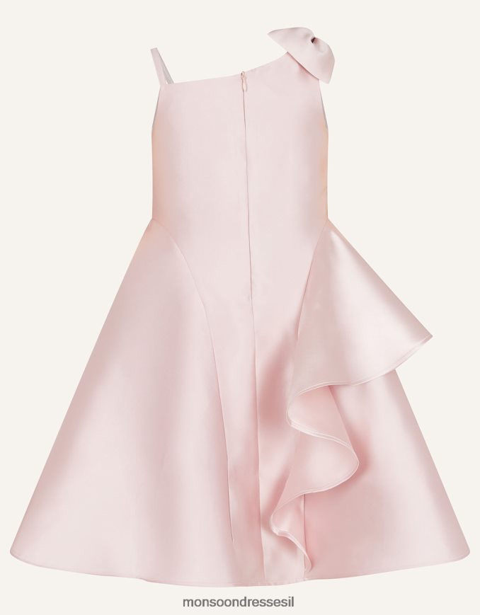 הַלבָּשָׁה Monsoon שמלה בוני קשת עם כתף אחת ורוד (ורוד כהה) ילדה HTJ0TZ2025