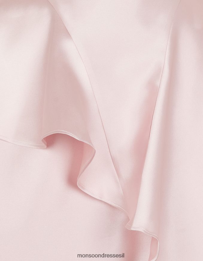 הַלבָּשָׁה Monsoon שמלה בוני קשת עם כתף אחת ורוד (ורוד כהה) ילדה HTJ0TZ2025