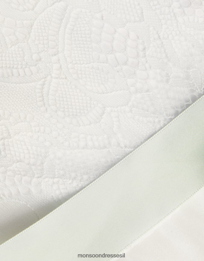 הַלבָּשָׁה Monsoon שמלת שושבינה תלת מימדית של פרייה שֶׁנהָב ילדה HTJ0TZ2030