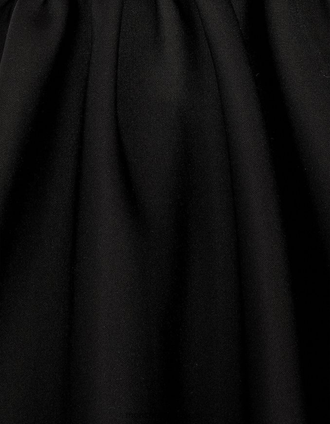 הַלבָּשָׁה Monsoon שמלת נשף צלילה עם קידה לאחור שָׁחוֹר ילדה HTJ0TZ2032