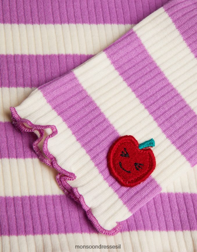 הַלבָּשָׁה Monsoon חולצת זיעה של קרופ ג'רזי סָגוֹל יְלָדִים HTJ0TZ2048