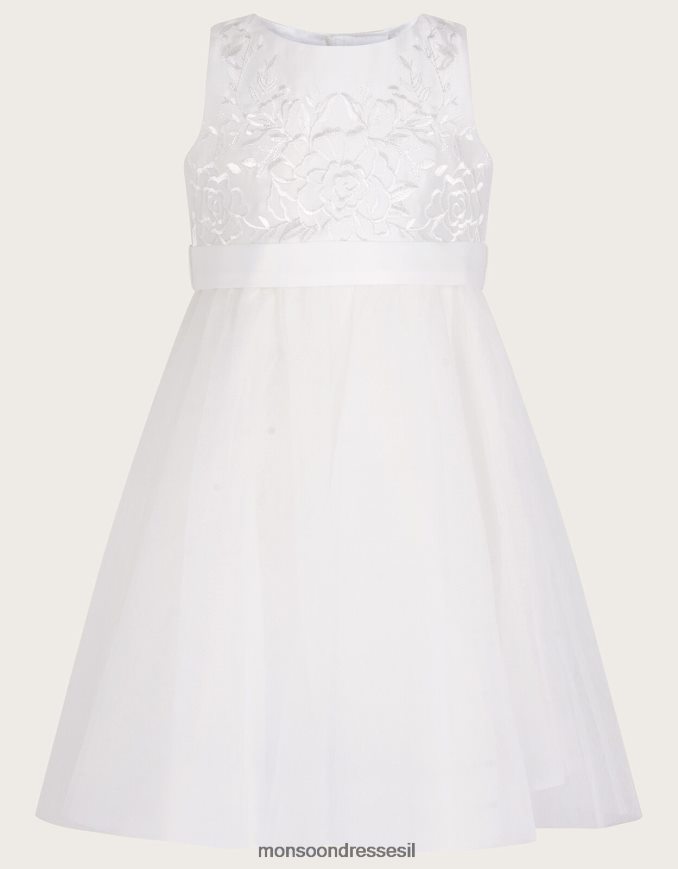 הַלבָּשָׁה Monsoon שמלת תינוק אודט אליס טול שֶׁנהָב ילדה HTJ0TZ2050