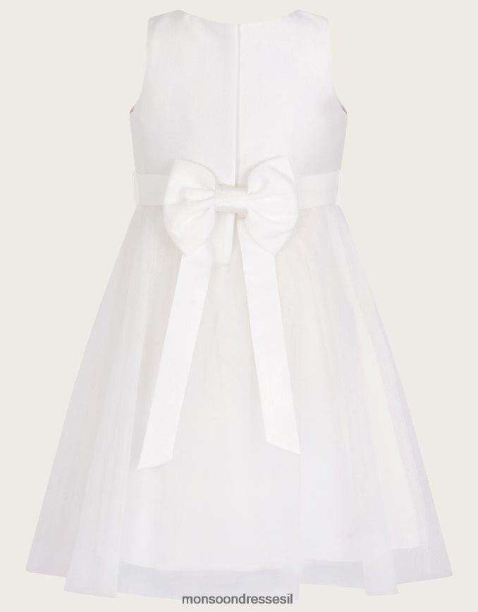 הַלבָּשָׁה Monsoon שמלת תינוק אודט אליס טול שֶׁנהָב ילדה HTJ0TZ2050