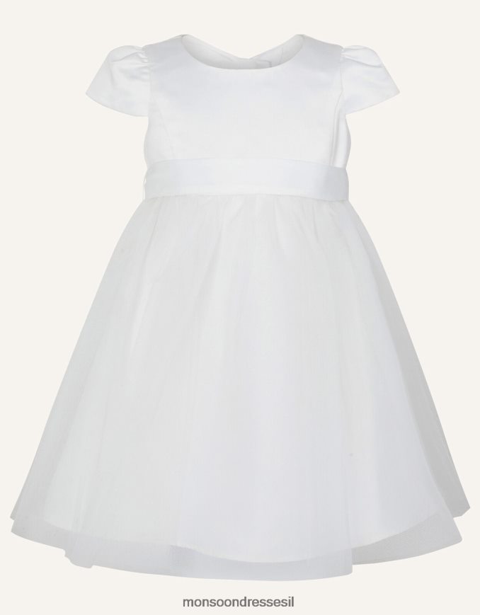 הַלבָּשָׁה Monsoon שמלת שושבינה של בייבי טול שֶׁנהָב ילדה HTJ0TZ2057