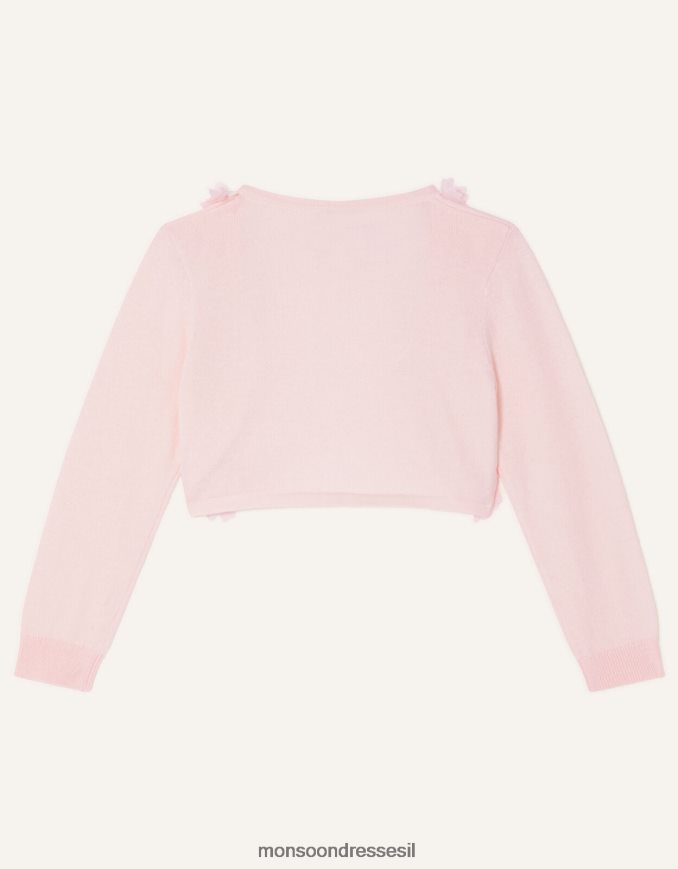 הַלבָּשָׁה Monsoon קרדיגן פרחים תלת מימד לתינוק פלורה וָרוֹד ילדה HTJ0TZ2058