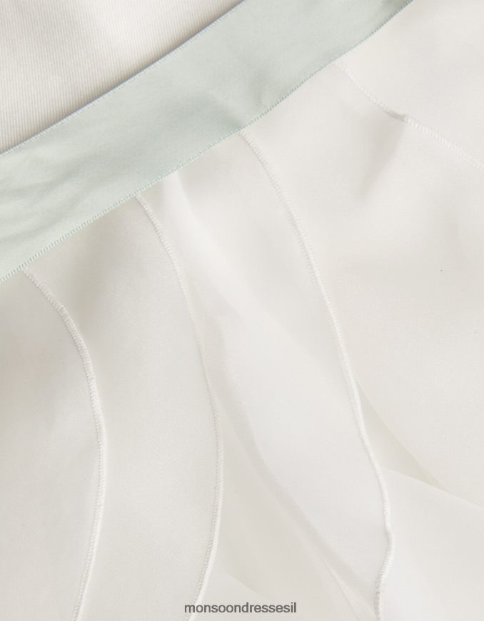 הַלבָּשָׁה Monsoon שמלת מלמלות אורגנזה של בייבי קאן שֶׁנהָב ילדה HTJ0TZ2064