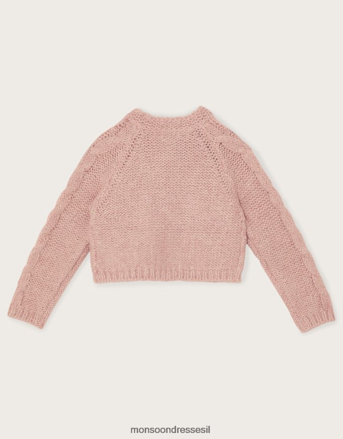 הַלבָּשָׁה Monsoon תינוק שמנמן בובל קרדיאן ורוד (ורוד חיוור) ילדה HTJ0TZ2083