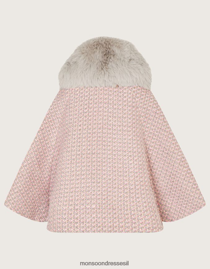 הַלבָּשָׁה Monsoon שכמיית טוויד לתינוק אפור ילדה HTJ0TZ2084