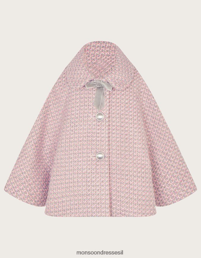 הַלבָּשָׁה Monsoon שכמיית טוויד לתינוק אפור ילדה HTJ0TZ2084