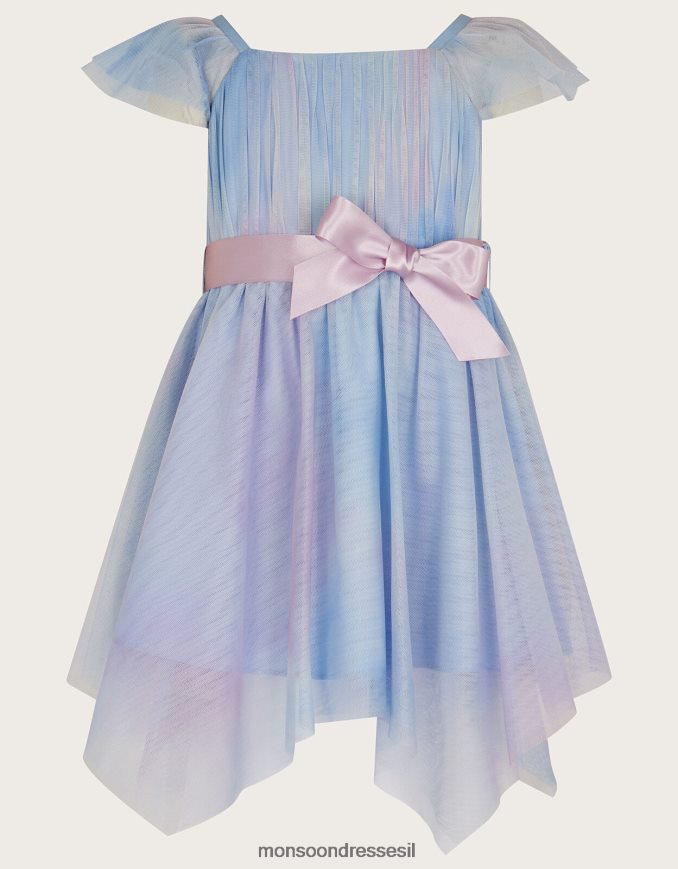 הַלבָּשָׁה Monsoon שמלת מסיבה לתינוק תיאודורה אומברה רַב ילדה HTJ0TZ2093