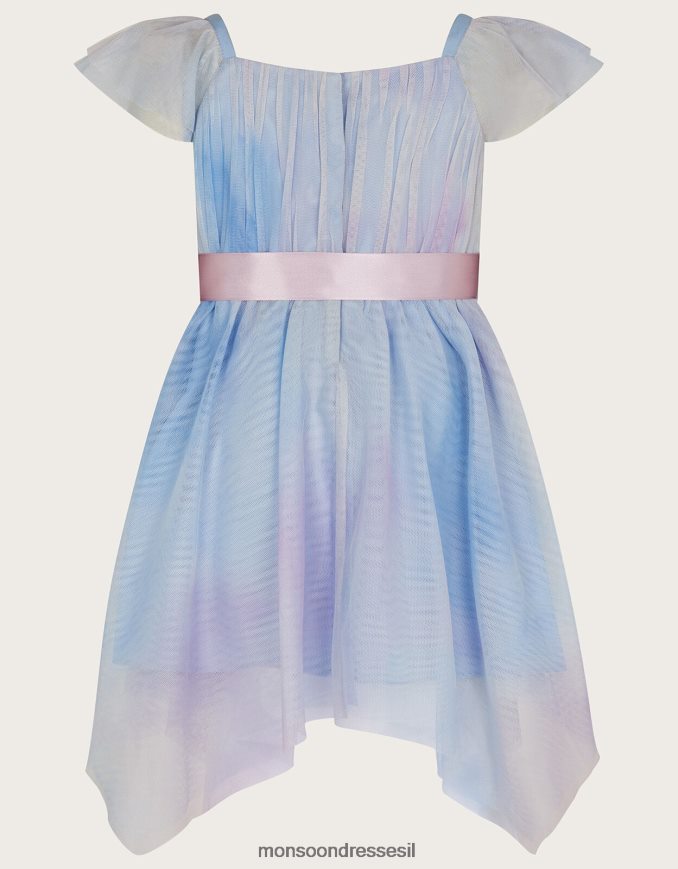 הַלבָּשָׁה Monsoon שמלת מסיבה לתינוק תיאודורה אומברה רַב ילדה HTJ0TZ2093