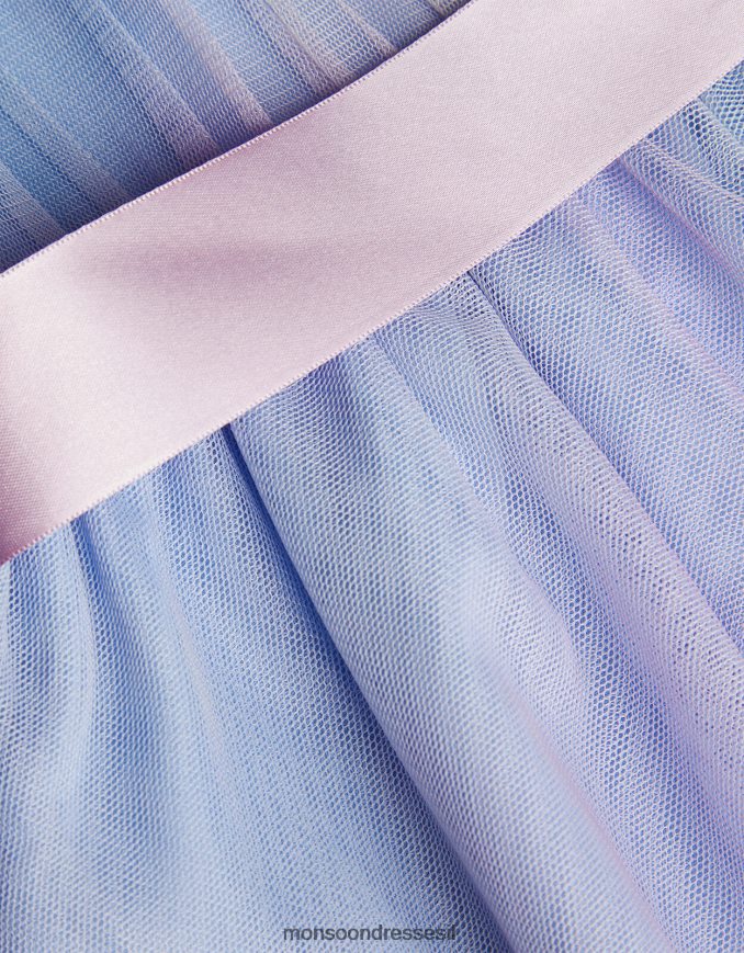 הַלבָּשָׁה Monsoon שמלת מסיבה לתינוק תיאודורה אומברה רַב ילדה HTJ0TZ2093