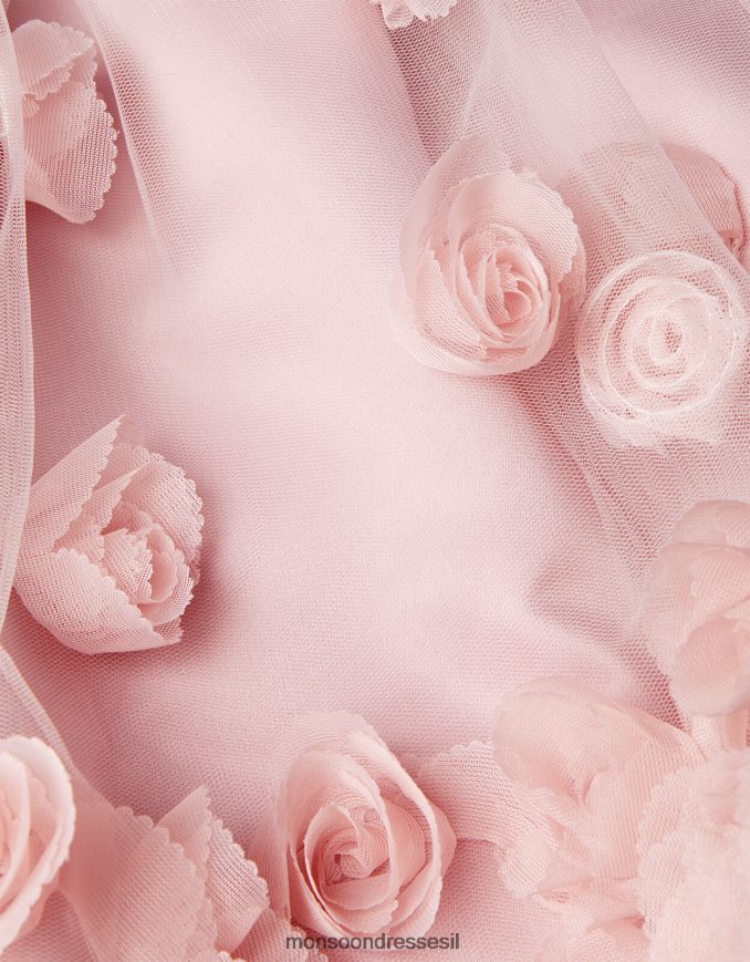 הַלבָּשָׁה Monsoon שמלת אינת התינוק ורוד (ורוד כהה) ילדה HTJ0TZ2094