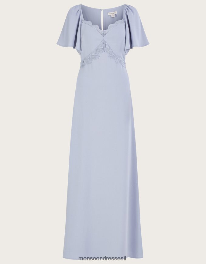 הַלבָּשָׁה Monsoon שמלת מקסי קרפ של שרלוט ענן נשים HTJ0TZ20