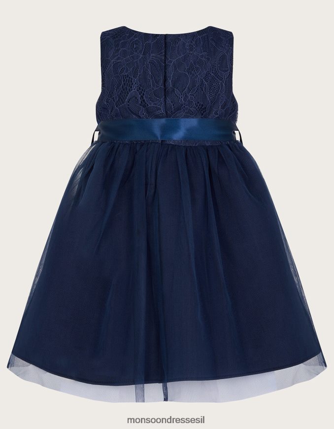 הַלבָּשָׁה Monsoon שמלת צלילה תלת מימדית של בייבי פרייה כחול (צי) ילדה HTJ0TZ2110