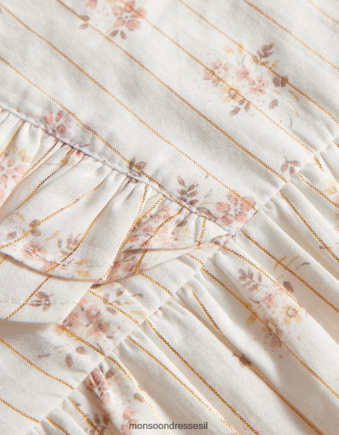 הַלבָּשָׁה Monsoon רומפר עם סלסול נוצץ שזה עתה נולד זהב יְלָדִים HTJ0TZ2115