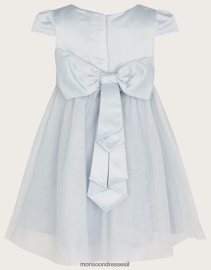 הַלבָּשָׁה Monsoon שמלת שושבינה של בייבי טול אפור ילדה HTJ0TZ2126