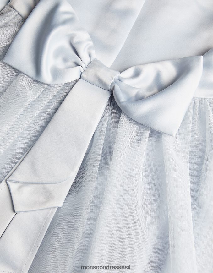 הַלבָּשָׁה Monsoon שמלת שושבינה של בייבי טול אפור ילדה HTJ0TZ2126