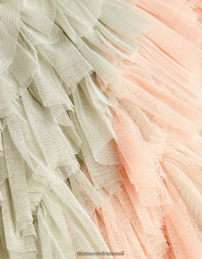 הַלבָּשָׁה Monsoon שמלת דיסקו סלסול פרפר תינוק רַב ילדה HTJ0TZ2141