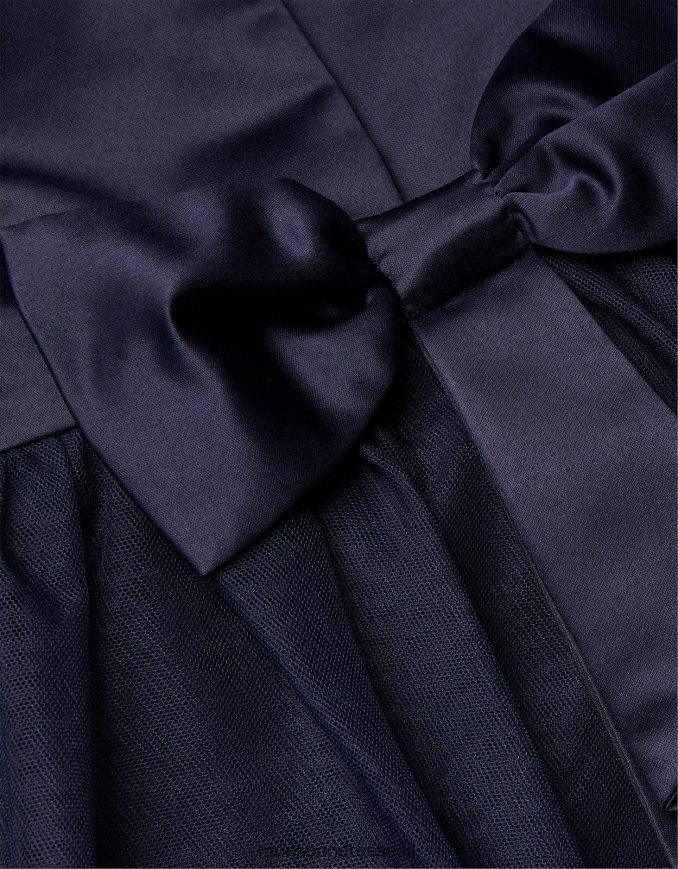 הַלבָּשָׁה Monsoon שמלת שושבינה של בייבי טול כחול (צי) ילדה HTJ0TZ2146