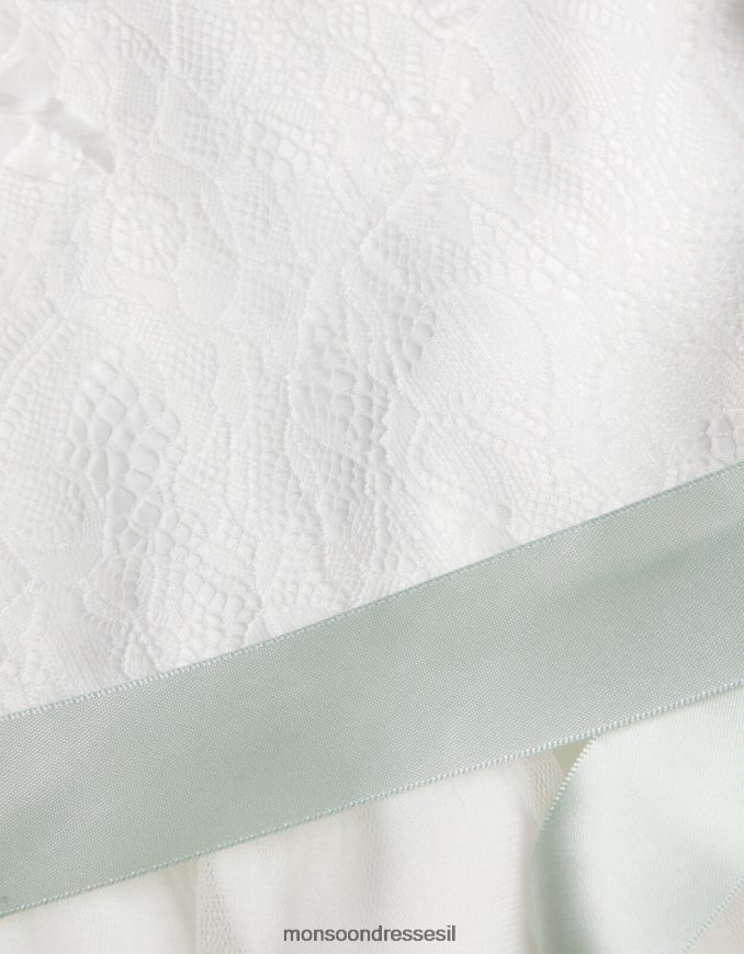 הַלבָּשָׁה Monsoon שמלת שושבינות צלילה לתינוק פרייה שֶׁנהָב ילדה HTJ0TZ2158