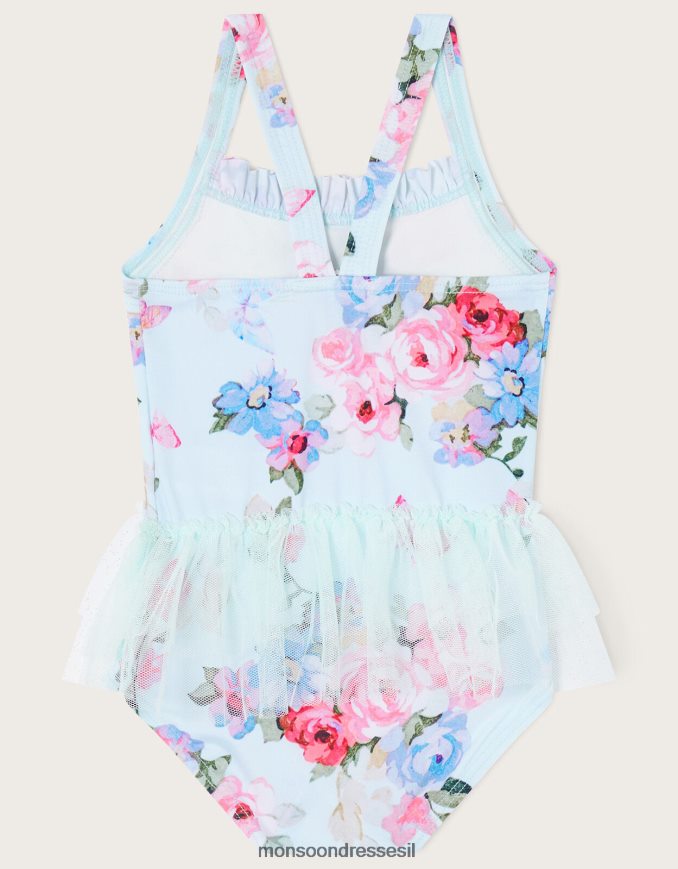 הַלבָּשָׁה Monsoon בגד ים של חצאית פוזי פרחונית לתינוק ירוק (מנטה) יְלָדִים HTJ0TZ2162