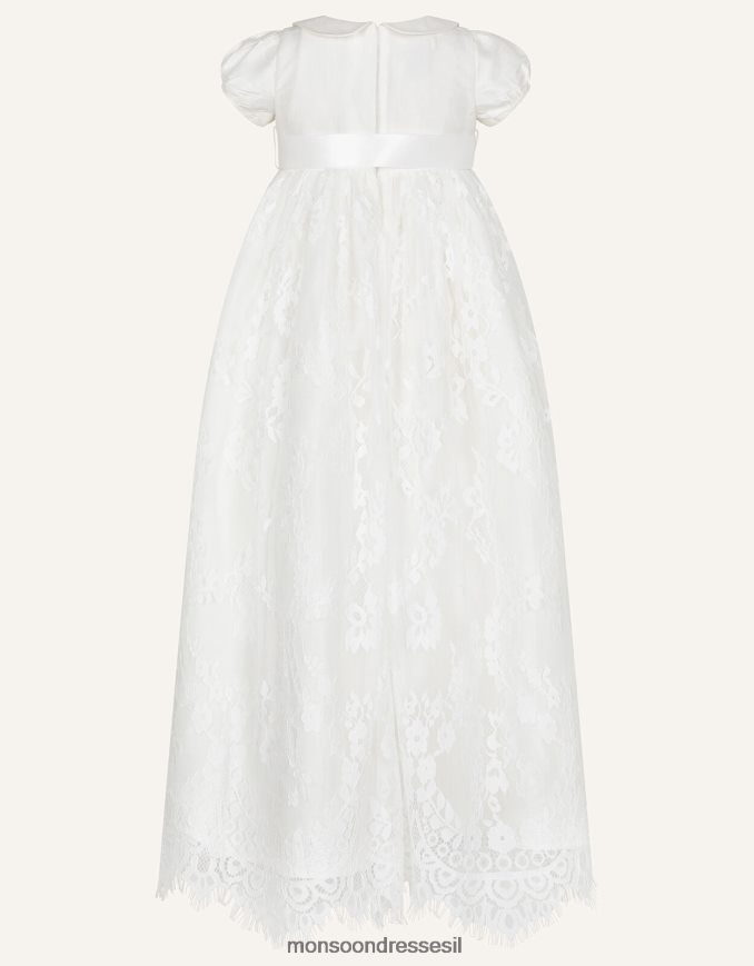 הַלבָּשָׁה Monsoon שמלת הטבלה משי פרובנסה לתינוק שֶׁנהָב ילדה HTJ0TZ2172