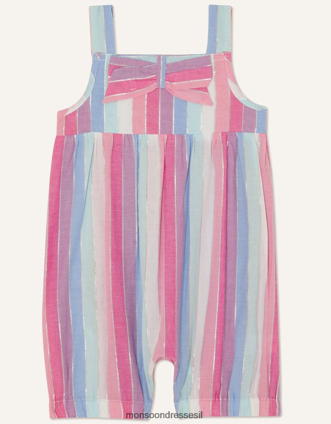 הַלבָּשָׁה Monsoon רומפר פסים לתינוק רַב ילדה HTJ0TZ2177