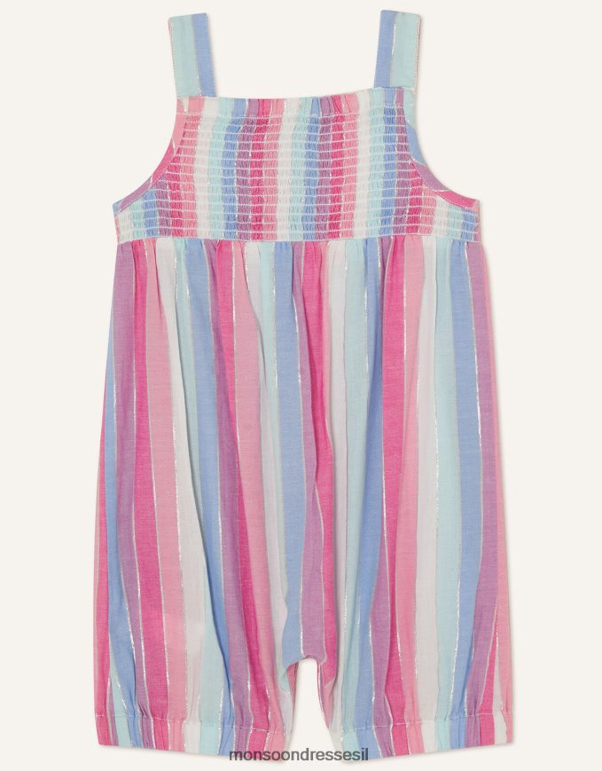 הַלבָּשָׁה Monsoon רומפר פסים לתינוק רַב ילדה HTJ0TZ2177