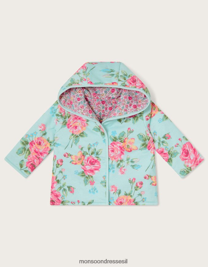 הַלבָּשָׁה Monsoon ז'קט ברדס הפיך לתינוקות וָרוֹד ילדה HTJ0TZ2179