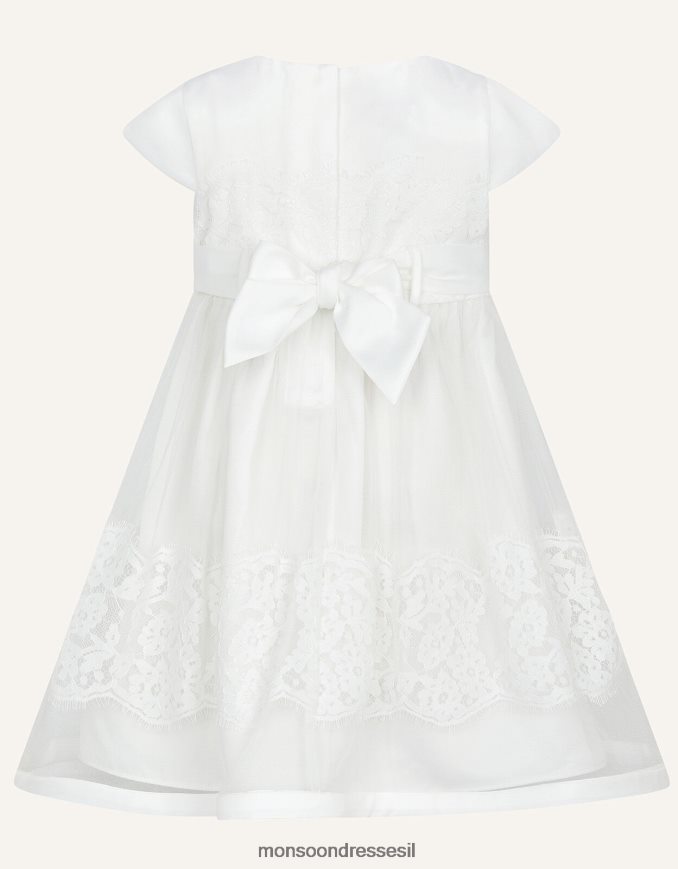 הַלבָּשָׁה Monsoon שמלת הטבלה לתינוקת שֶׁנהָב ילדה HTJ0TZ2182