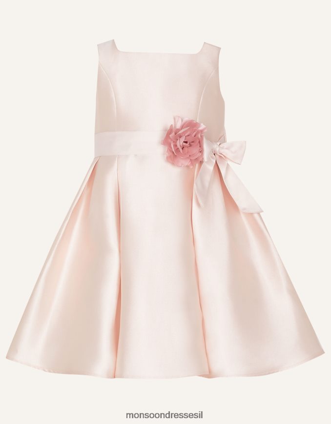 הַלבָּשָׁה Monsoon שמלת אריג לתינוק אודרי דוכסית וָרוֹד ילדה HTJ0TZ2185