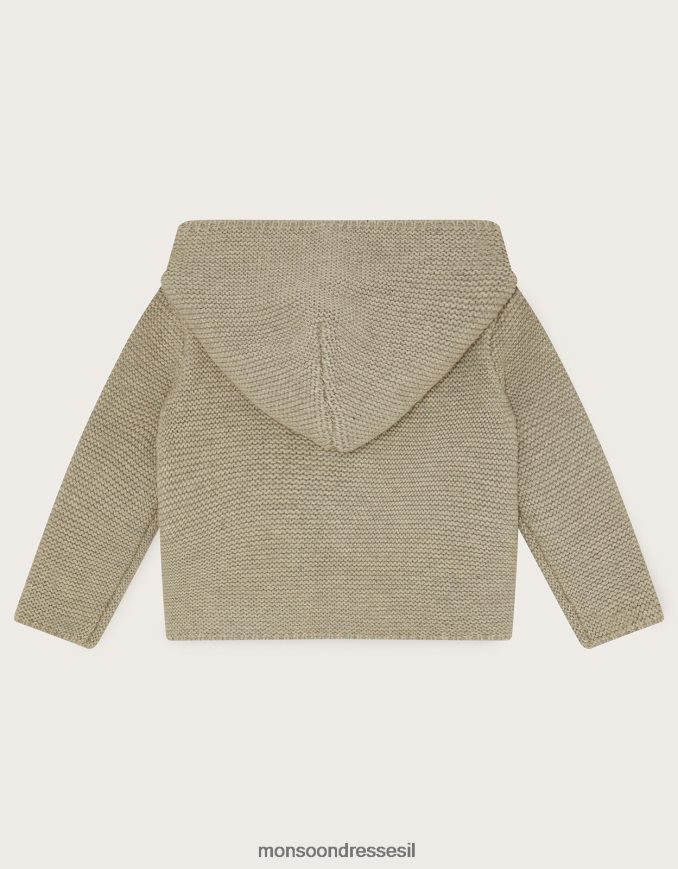 הַלבָּשָׁה Monsoon קרדיגן קרושה בלונדון אפור יְלָדִים HTJ0TZ2198