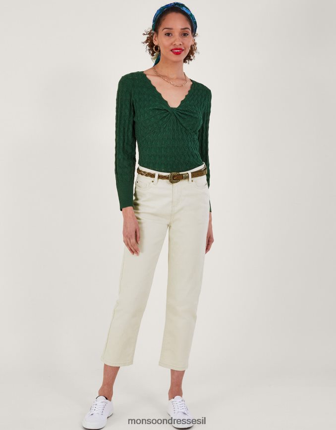 הַלבָּשָׁה Monsoon מגשר תפר פוינטל עם פוליאסטר ממוחזר ירוק (ירוק כהה) נשים HTJ0TZ219