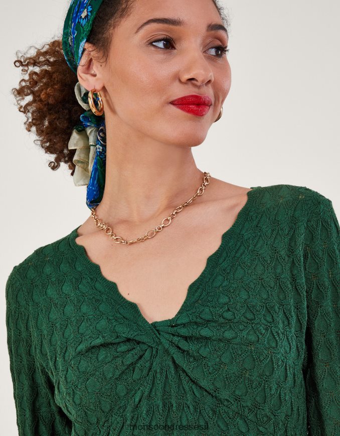 הַלבָּשָׁה Monsoon מגשר תפר פוינטל עם פוליאסטר ממוחזר ירוק (ירוק כהה) נשים HTJ0TZ219