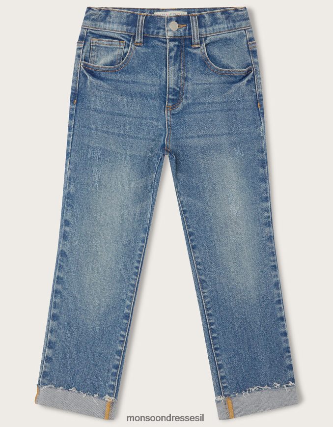 הַלבָּשָׁה Monsoon ללבוש ג'ינס ג'ינס כְּחוֹל יְלָדִים HTJ0TZ2211