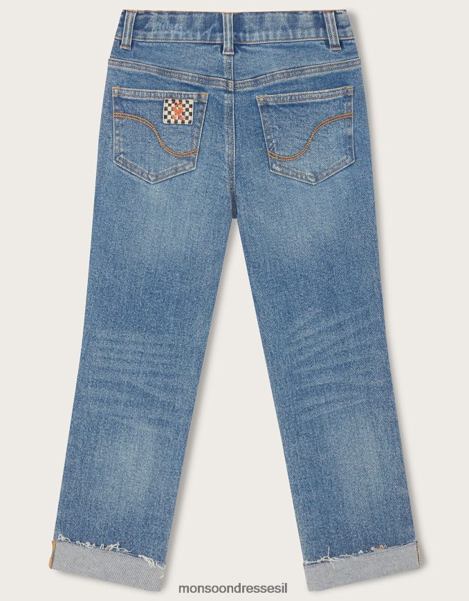 הַלבָּשָׁה Monsoon ללבוש ג'ינס ג'ינס כְּחוֹל יְלָדִים HTJ0TZ2211